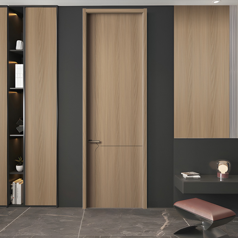 Porta interior de melamina simples e luxuosa e leve