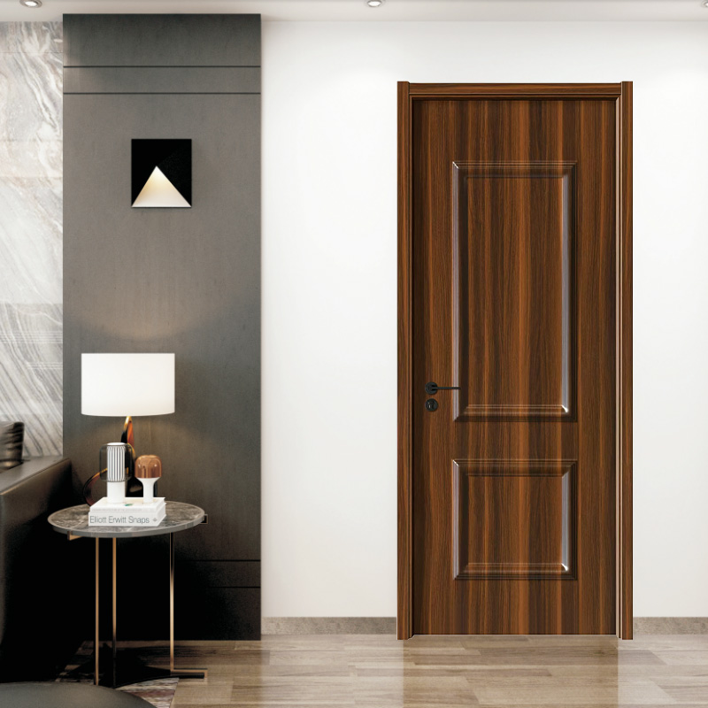 Porta de madeira interior composta de madeira-plástico à prova de umidade